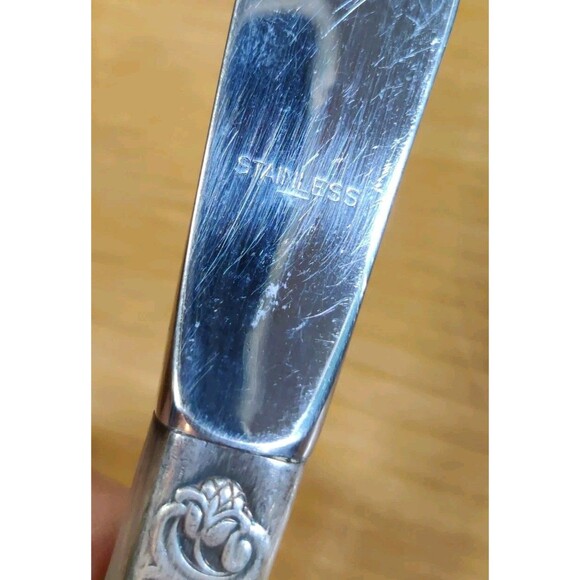 Lot Of 7 Vtg Holmes & Edwards Inlaid IS DS “Bright Future” 1954 Butter Knives - Picture 5 of 6